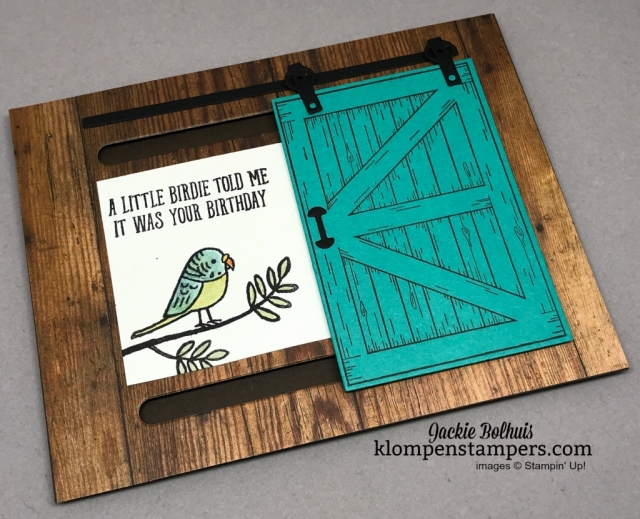Video showing how to make cards using the Barn Door Bundle from Stampin' Up! 