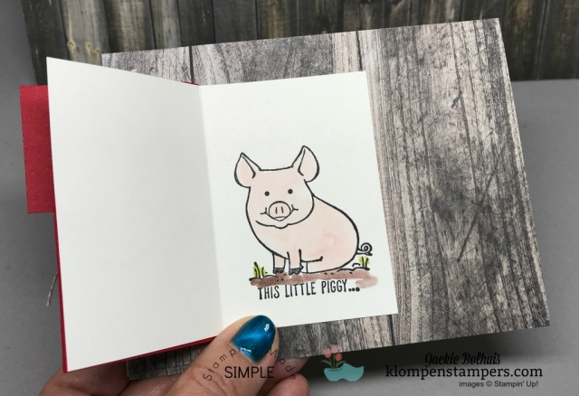 Video showing how to make cards using the Barn Door Bundle from Stampin' Up! 
