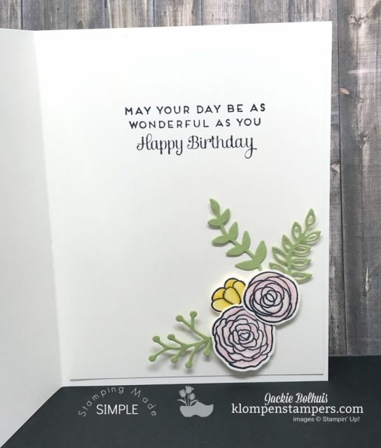 Cake Soiree Stamp set from the 2018 Occasions Catalog from Stampin' Up! Card Created by Jackie Bolhuis, Klompen Stampers #jackiebolhuis #klompenstampers