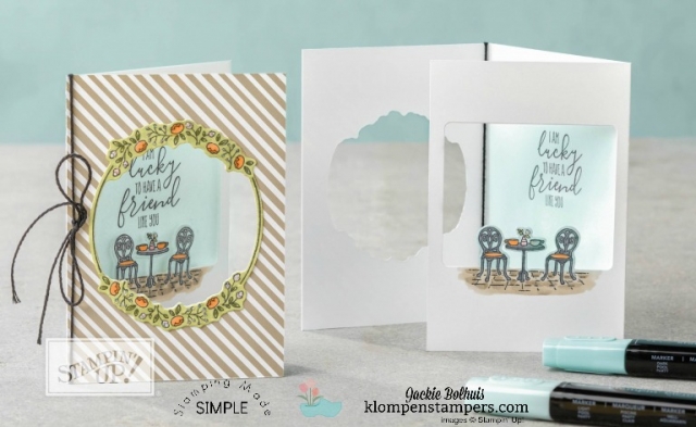 Charming Cafe bundle from Stampin' Up 2018 Occasions Catalog
