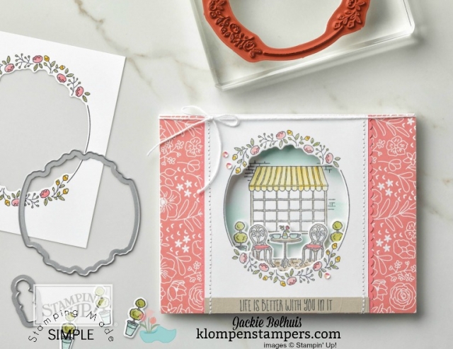 Charming Cafe bundle from Stampin' Up 2018 Occasions Catalog
