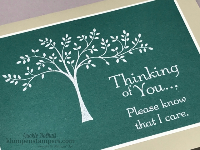 Video showing how to heat emboss using Thoughts & Prayers stamp set. Created by Jackie Bolhuis, Klompen Stampers #jackiebolhuis #klompenstampers