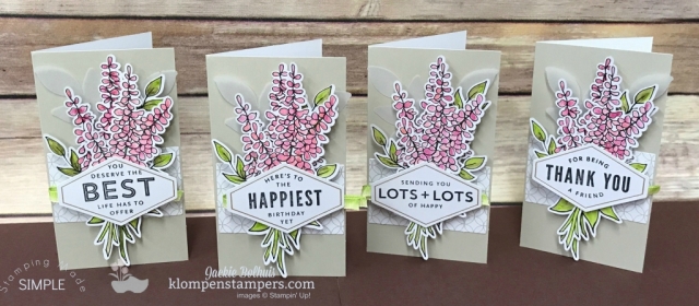 Lots of Happy kit from Stampin' Up! makes 20 adorable cards.
