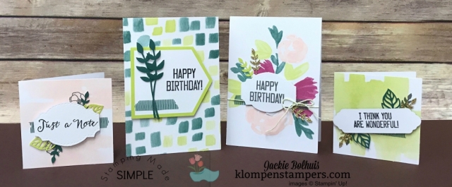 Soft Saying card kit from Stampin' Up! An all-inclusive kit to make 20 cards