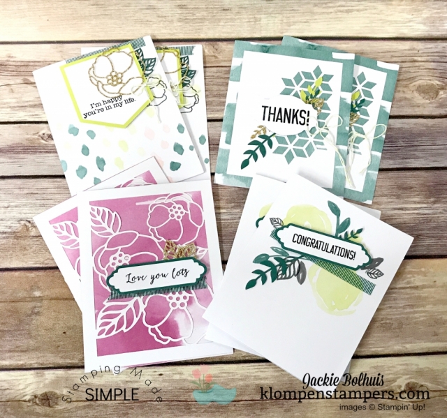 Soft Saying card kit from Stampin' Up! An all-inclusive kit to make 20 cards