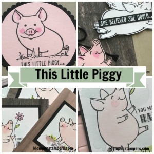 This Little Piggy card collection tutorial