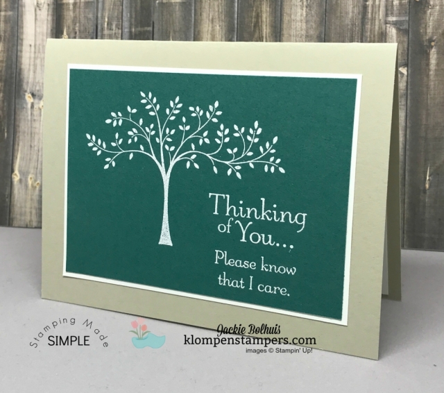 Video showing how to heat emboss using Thoughts & Prayers stamp set. Created by Jackie Bolhuis, Klompen Stampers #jackiebolhuis #klompenstampers
