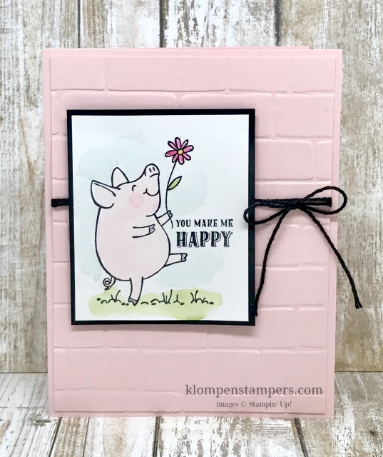This Little Piggy card collection tutorial