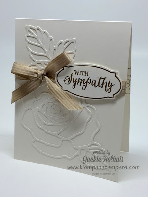 Stamping technique using Rose Wonder Stampin' Up!