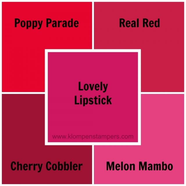 Lovely Lipstick compared to other colors
