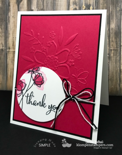Love What You Do + Lovely Lipstick NEW Stampin Up Color