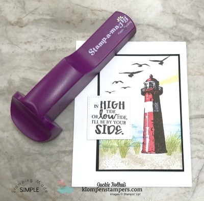 Stamp-a-ma-jig and High Tide Stampin Up