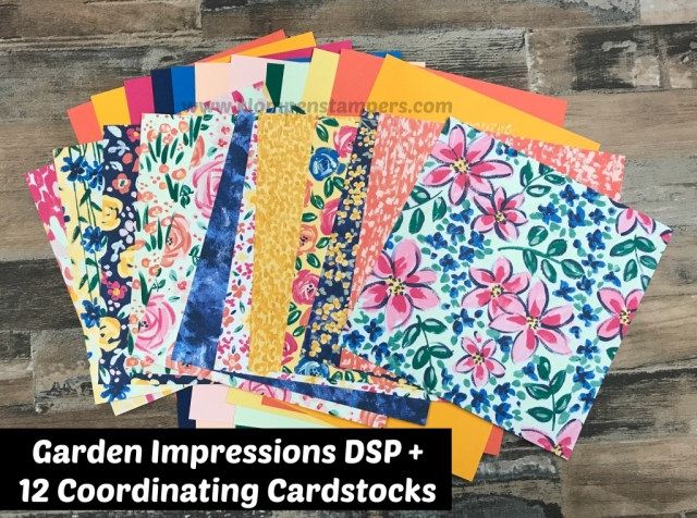 Paper share for designer series paper with coordinating cardstock