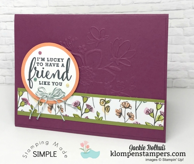 One Sheet Wonder (OSW) using the Share What You Love Specialty Designer Series Paper.