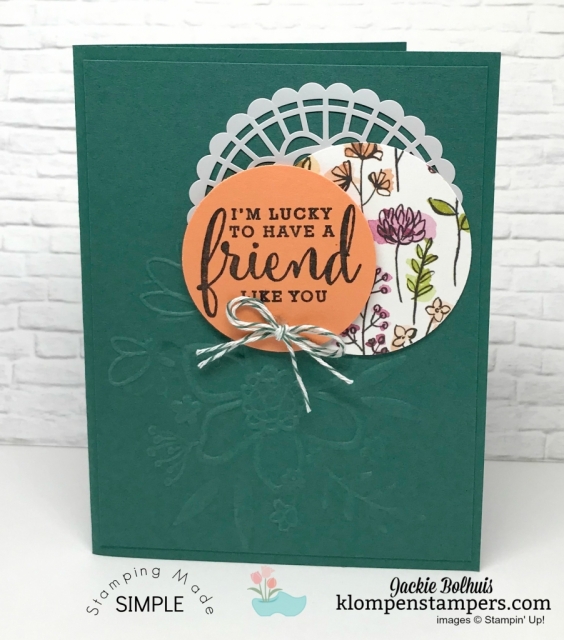 One Sheet Wonder (OSW) using the Share What You Love Specialty Designer Series Paper.
