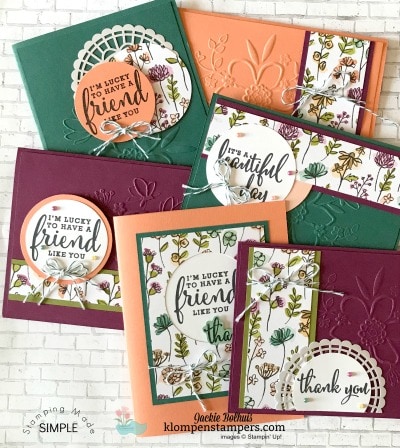 One Sheet Wonder (OSW) using the Share What You Love Specialty Designer Series Paper.