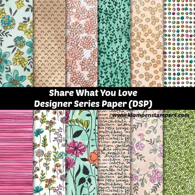 Share What You Love Designer Series Paper