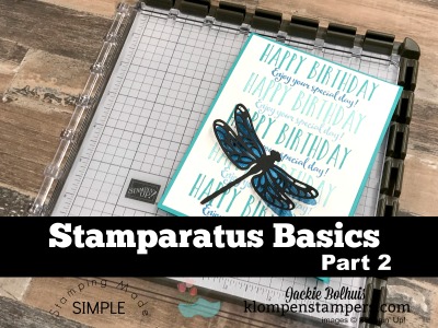 Video teaching how to use the Stamparatus