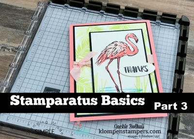 Video teaching how to use the Stamparatus