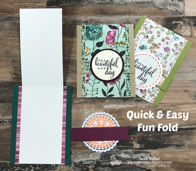 Share What You Love Fun Fold Card