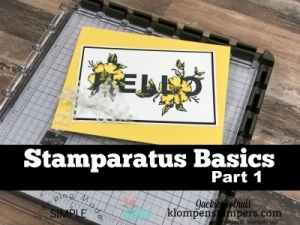 Video teaching how to use the Stamparatus