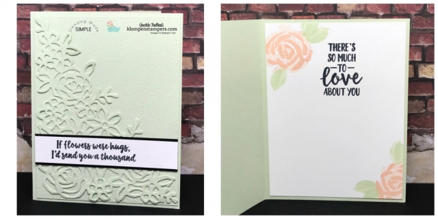 Soft Seafoam and Stampin' up Abstract Impressions