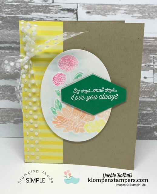 Accented Blooms and Pineapple Punch Stampin' Up!