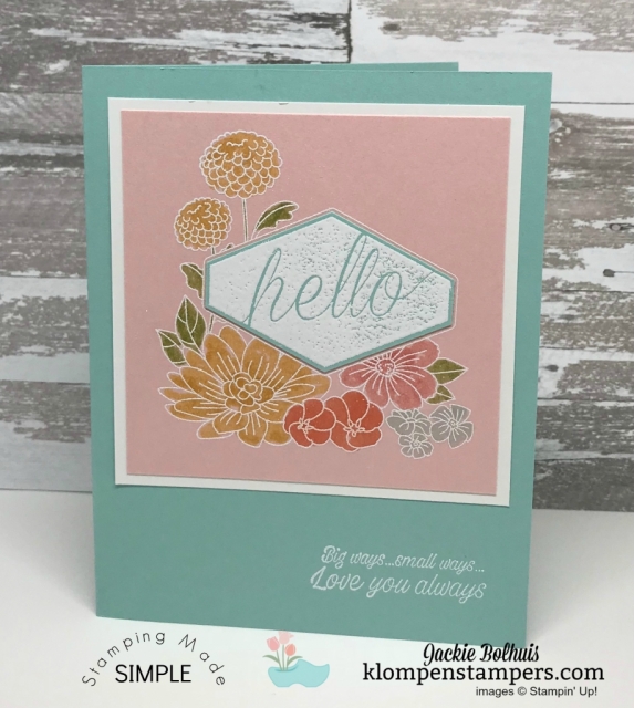 Stampin' Up! Accented Blooms