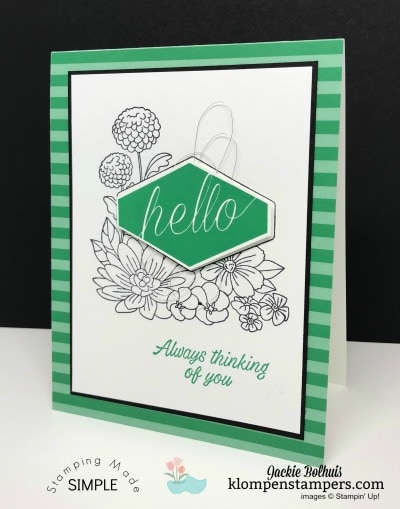 Accented Blooms Stamps in the Mail