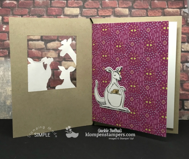 Baby Card Ideas with Animal Expedition bundle by Stampin Up!