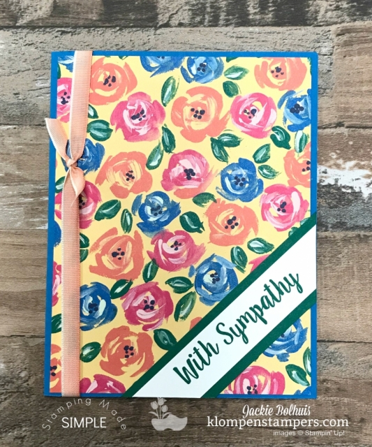 Easy handmade greeting card.