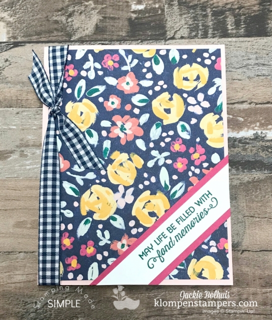 Stampin Up Garden Impressions card making ideas