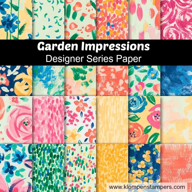 Beautiful Garden Impressions designer paper