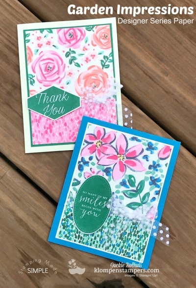Garden Impressions Card Ideas