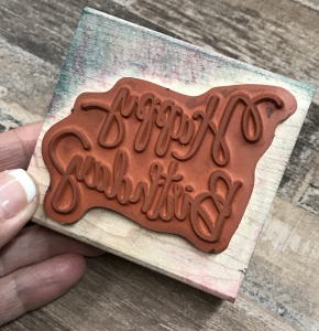 Wood Mount stamps by Stampin' UP!