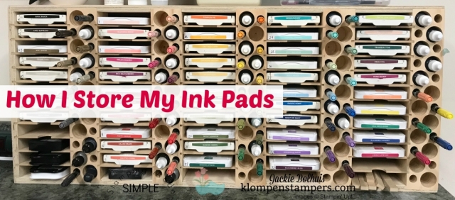 My storage solution for Stampin' Up! Ink Pads