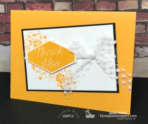 How to make an easy monochromatic card
