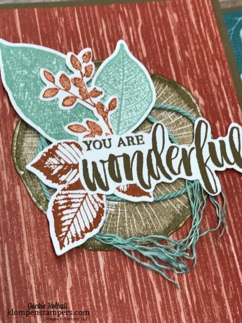 Stampin' Up Rooted in Nature