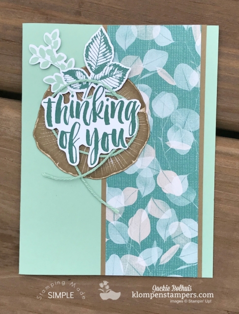 natures poem stampin up