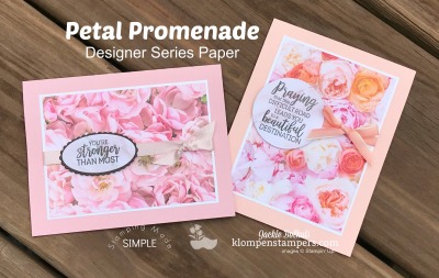 Simple Greeting Cards Using Petal Promenade DSP