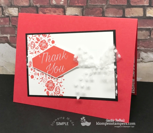 Poppy Parade with Accented Blooms and Wood Words