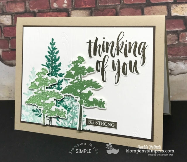 Rooted in Nature Thinking of you card