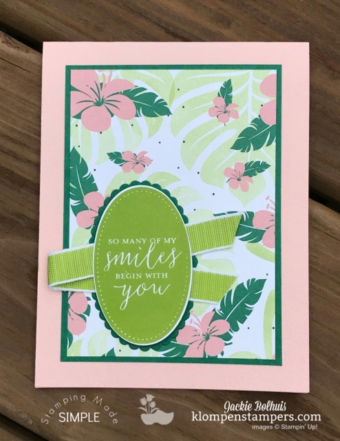 Simple Card Making With Designer Series Paper