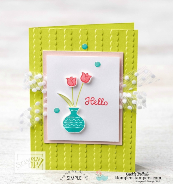 Varied Vases stamp set Photopolymer Stamp