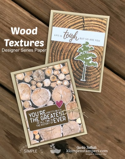 Design it With DSP - Masculine Cards with Wood Textures