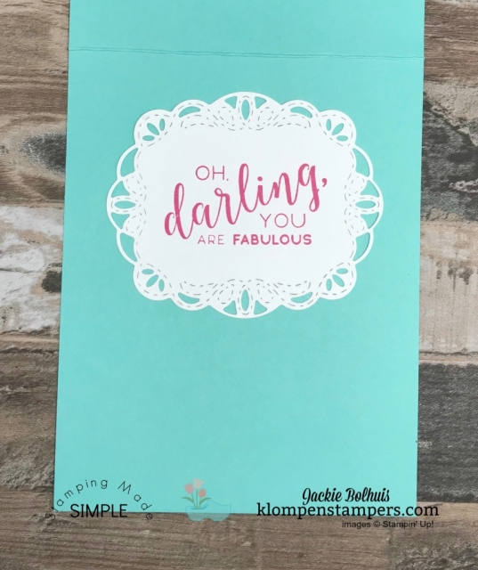 handmade cards with Jackie Bolhuis, Stampin' Up! Demonstrator
