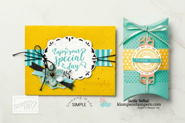 stampin up card design idea annual catalog 2018