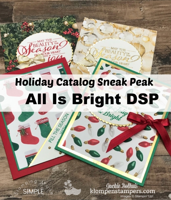 Stampin Up 2018 Holiday Catalog