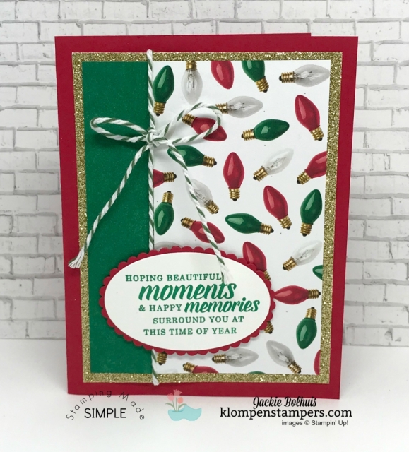 Stampin' Up! Designer Series Paper makes great easy cards