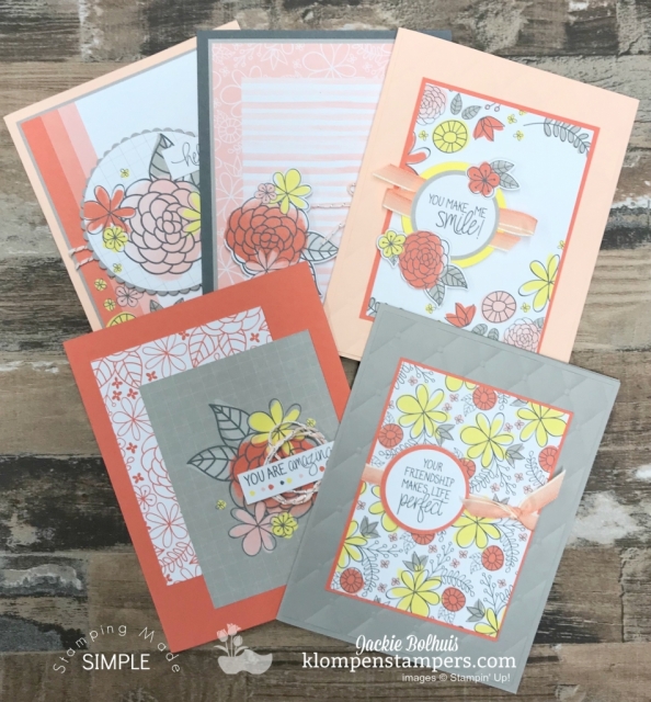 making cards ideas with jackie bolhuis klompen stampers
